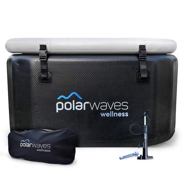 Ice & Hot Tub - Inflatable Hot Tub - Cold Plunge Tub - Portable Ice Bath - Cold Tub for Athletes by PolarWaves Wellness