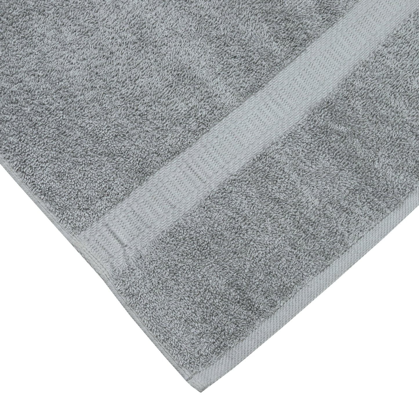 Solid Bath Towel, Light School Grey